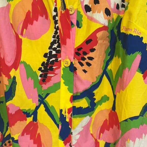 NWT, Farm Rio Vibrant eye-catching dress, size M - Picture 7 of 7